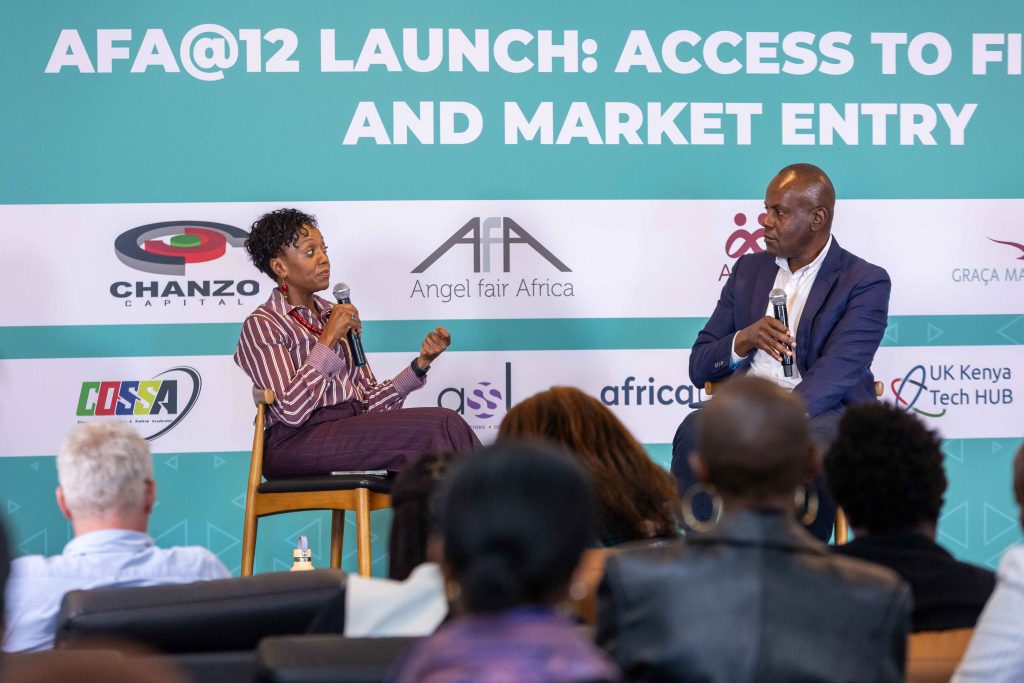 Fireside chat; Ian Kabiru, CEO of ONESPACE, and Kanini Mutooni, Managing Director at DRK Foundation