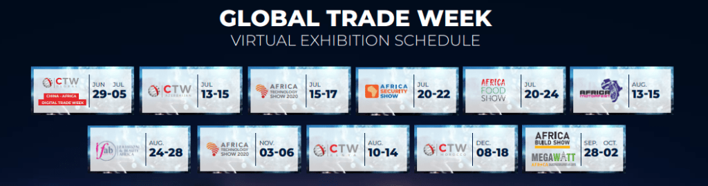 Global Trade Week Exhibition Schedule