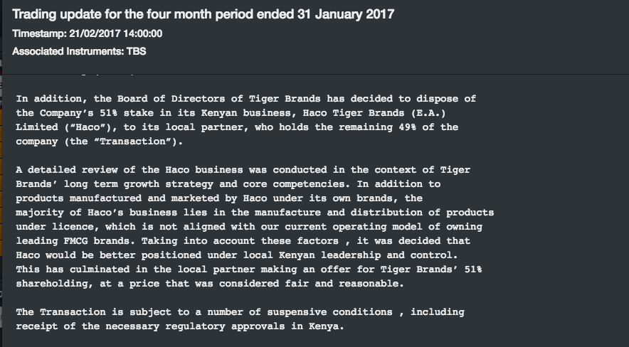 The Kenyan Wallstreet