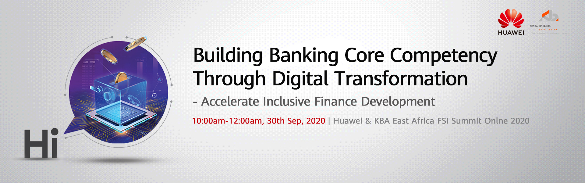 Huawei & KBA East Africa FSI Summit Online 2020